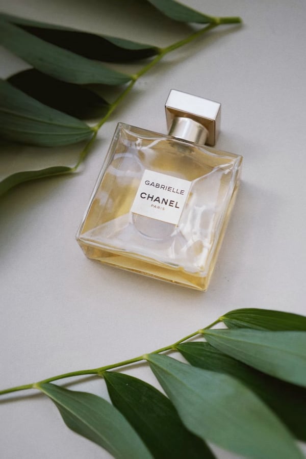 Chanel Perfume on a table